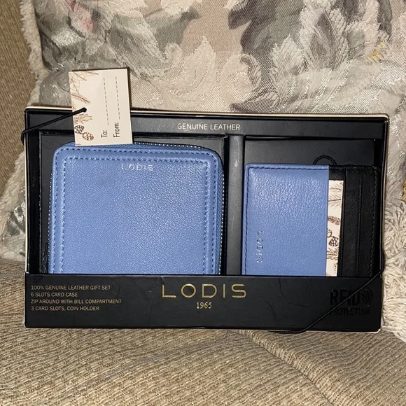 Lodis Bags Nwt Lodis Rfid Genuine Leather Wallet Card Case